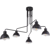Große Deckenleuchte Mehrflammig Schwarz Weiß L:104 cm Große Deckenleuchte Mehrflammig Schwarz Weiß L:104 cm von Sigma