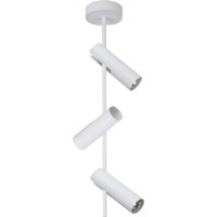 Moderner Deckenspot Weiß Metall H:76 cm GU10 3-flammig Moderner Deckenspot Weiß Metall H:76 cm GU10 3-flammig von Sigma