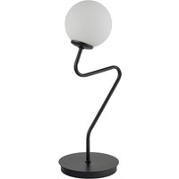 Blendarme Nachttischlampe Glaskugel Metall E27 H:42 cm von Sigma