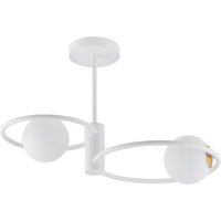 Weiße Deckenleuchte Modern Kugelschirm Glas Metall G9 Weiße Deckenleuchte Modern Kugelschirm Glas Metall G9 von Sigma