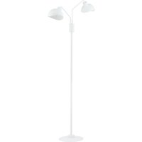 Weiße Stehlampe 2-flammig Metall Lesen 164 cm stylisch Weiße Stehlampe 2-flammig Metall Lesen 164 cm stylisch von Sigma