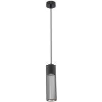 Zylinder Hängeleuchte Schwarz Metall rund Ø8 cm GU10 Zylinder Hängeleuchte Schwarz Metall rund Ø8 cm GU10 von Sigma