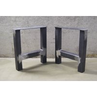 H Form Bench Legs | 2Er Set - Couchtisch Beine Pieds De Table Tischbeine Hohe Qualität von SigmaMetalDesign