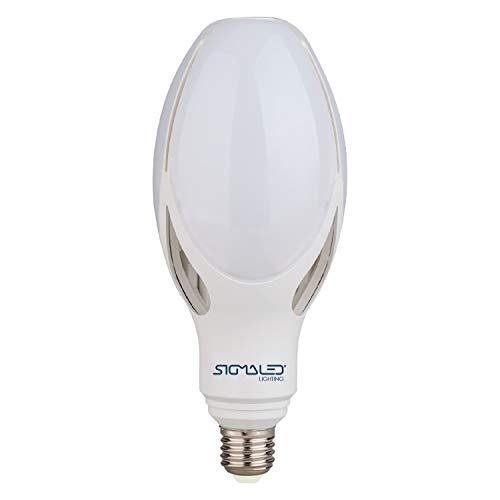 Sigmaled lighting LED-Leuchtmittel E27-Sockel, 30 W, 3300 Lumen, entspricht 210 W Glühlampen oder 85 W Energiesparlampen, LED-Glühbirne neutralweißes Licht 4000K, Ø90x212mm. von Sigmaled lighting