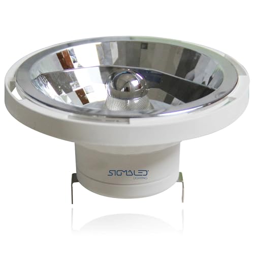 Sigmaled lighting, LED-Spot AR111 G53, 14 W (entspricht 120 W Halogen), 12V AC/DC, Neutralweißes 4000 K, 1050 Lumen, AR111 LED-Leuchtmittel von Sigmaled lighting