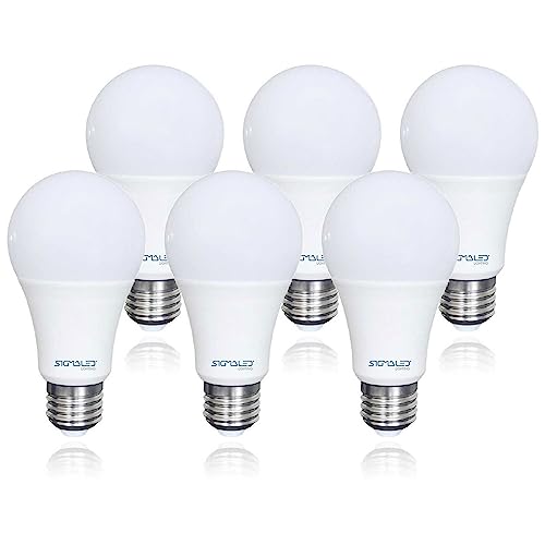 Sigmaled lighting, LED-Glühbirne E27-Sockel 15W (entspricht 120W), 1425 Lumen, Neutralweißes Licht (4000K) LED-lampe, A60 LED-Leuchtmittel, 6er-Pack von Sigmaled lighting