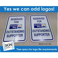 Personalisiertes Reflektierendes Schild Aus Aluminium Mit Ihrem Text - Logo Geschäft Personalisiertes Reflektierendes Schild Aus Aluminium Mit Ihrem Text - Logo Geschäft von SignDesignCo