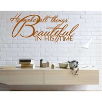 Er Macht Alle Dinge Schön Zu Seiner Zeit" Metallwand Worte Er Macht Alle Dinge Schön Zu Seiner Zeit" Metallwand Worte von SignPerformance