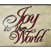 Joy To The World Metallwand Wort Joy To The Joy To The World Metallwand Wort Joy To The von SignPerformance