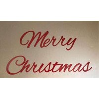 Merry Christmas Metall Worte Merry Christmas Metall Worte von SignPerformance