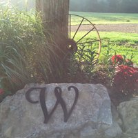 Metall Monogramm von SignPerformance