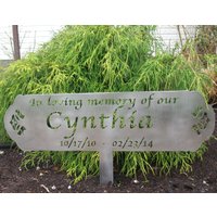 Metall in Erinnerungsplakette Mit 2 Ft Einsatz von SignPerformance