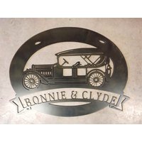 Metallschild Classic Car Mit Oldtimer Oder Corvette Metallschild Classic Car Mit Oldtimer Oder Corvette von SignPerformance