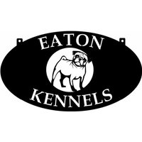 Metallschild Dog Kennel , Personalisiertes Hundeschild Mit Ihrem Namen Oder Geschäft von SignPerformance
