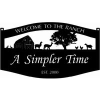 Metallschild Farm , Scheune, Alpaca, Ziege Zeichen Mit Ihrem Namen Angepasst Metallschild Farm , Scheune, Alpaca, Ziege Zeichen Mit Ihrem Namen Angepasst von SignPerformance