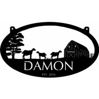 Ziege Metallschild Scheune Hühner Ziege Metallschild Scheune Hühner von SignPerformance