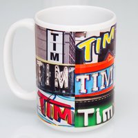 Personalisierte Kaffeebecher Mit Namen in Fotos Von Tatsächlichen Zeichen; Benutzerdefinierte Keramik-Becher; Name Tassen; Coole Kaffeebecher; von SignYourNames