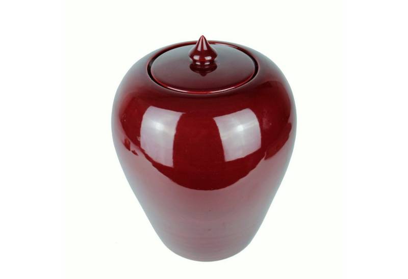Signature Home Collection Dekovase (1 Stück, 1 St., 1 Keramikvase mit Deckel), Handgefertigte Keramik aus Italien von Signature Home Collection