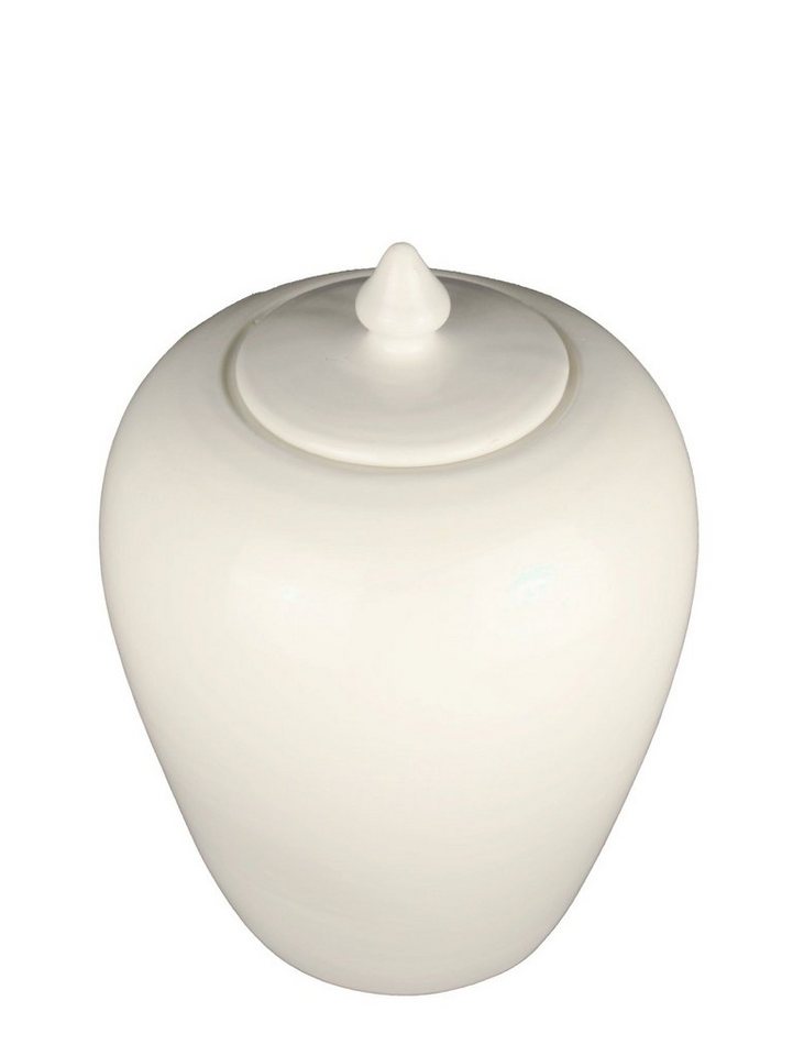 Signature Home Collection Dekovase (1 Stück, 1 St., 1 Keramikvase mit Deckel), Handgefertigte Keramik aus Italien von Signature Home Collection