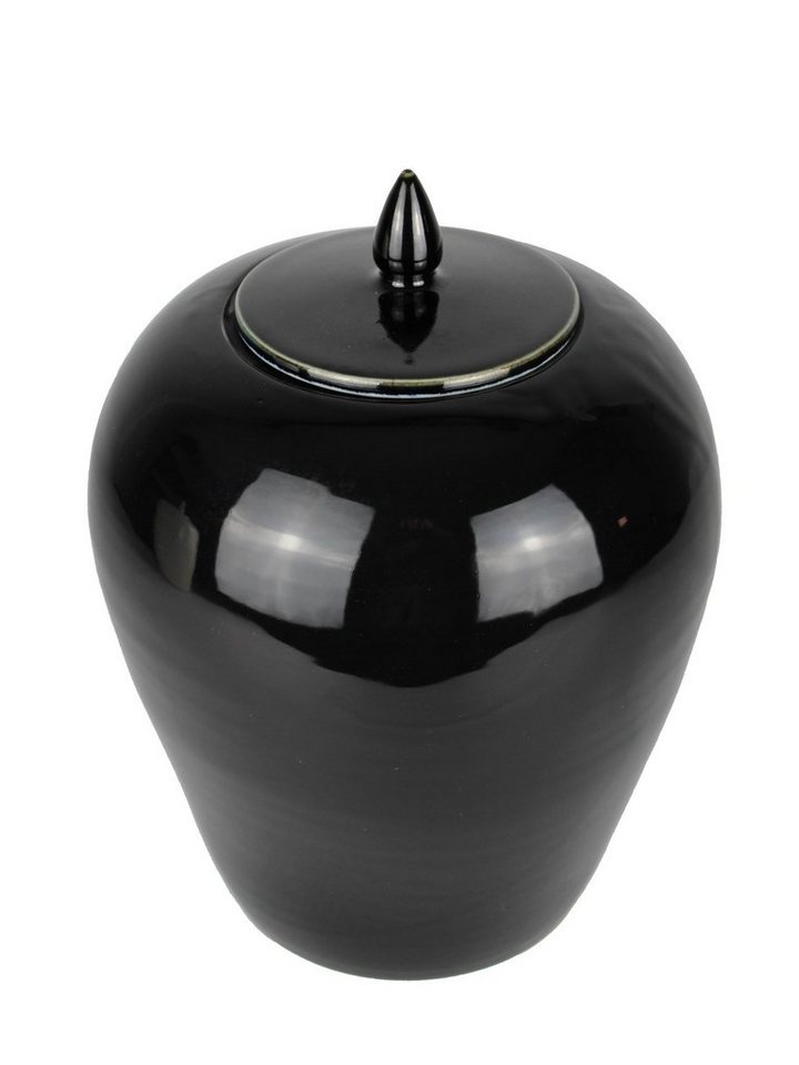 Signature Home Collection Dekovase (1 Stück, 1 St., 1 Keramikvase mit Deckel), Handgefertigte Keramik aus Italien von Signature Home Collection