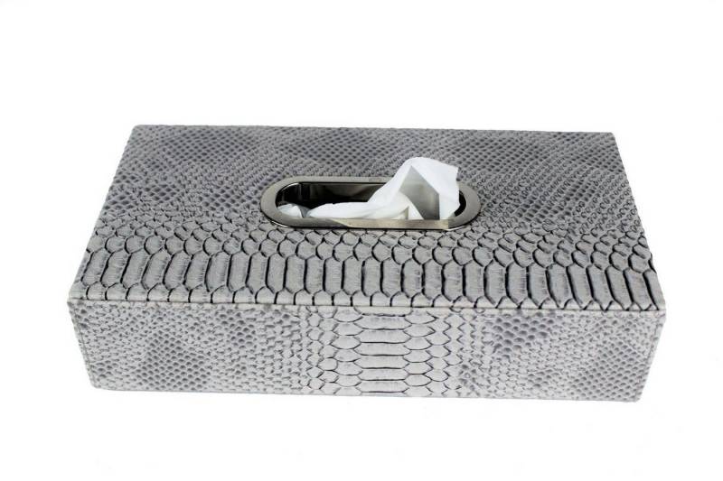 Signature Home Collection Papiertuchbox Papiertuchbox Kroko Kunstleder für Taschentücher von Signature Home Collection