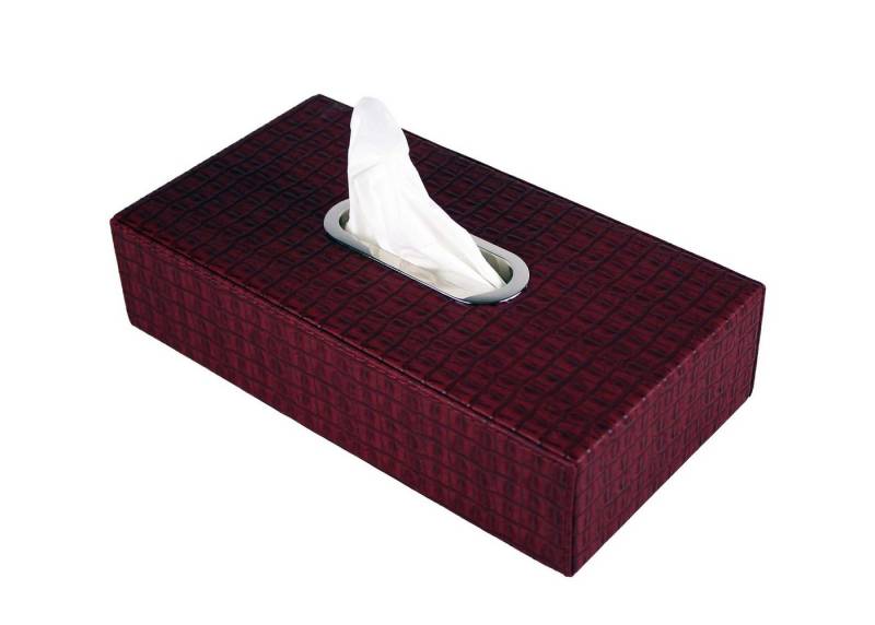 Signature Home Collection Papiertuchbox Papiertuchbox Kroko Kunstleder für Taschentücher von Signature Home Collection