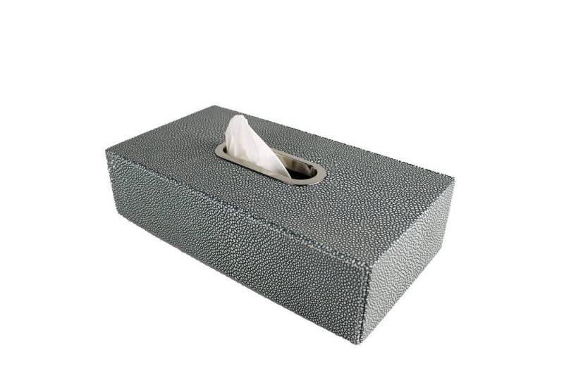 Signature Home Collection Papiertuchbox Papiertuchbox Rochenhaut Kunstleder für Taschentücher (1 Stück, 1x Taschentücherbox Kunstleder), beschichtete Oberfläche, abwischbar von Signature Home Collection