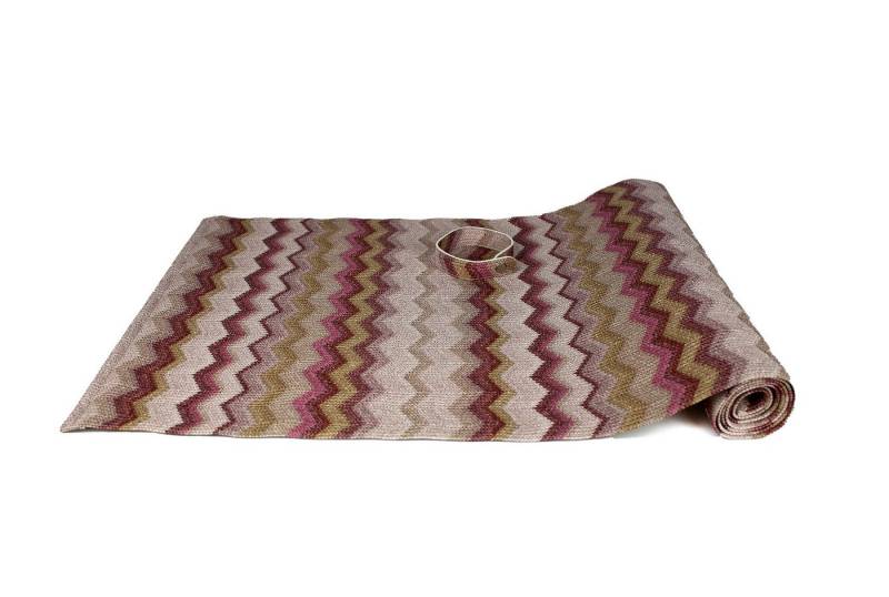 Signature Home Collection Tischläufer Tischläufer Zickzack Muster gemustert 150 cm lang beschichtet (1-tlg, 1 Stück), mit buntem Zickzack Muster von Signature Home Collection