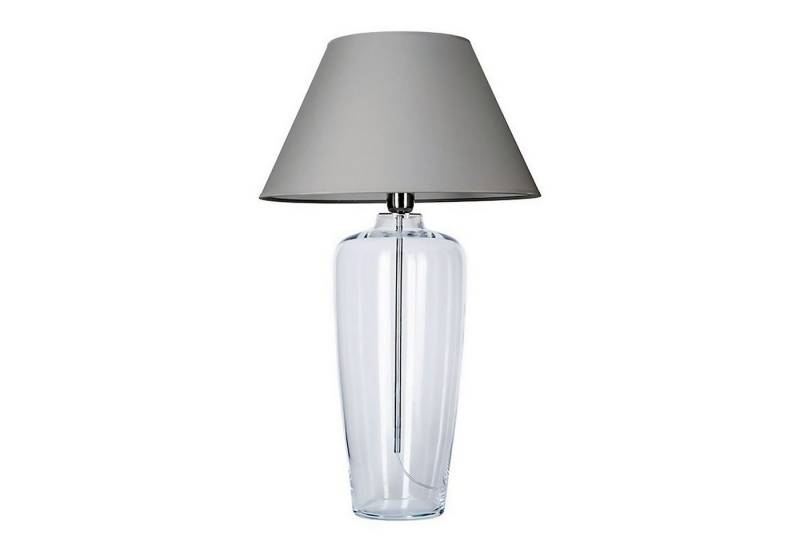 Signature Home Collection Tischleuchte Tischlampe aus Glas mit Lampenschirm schmal, ohne Leuchtmittel, Warmweiß, Glaslampe mundgeblasen von Signature Home Collection