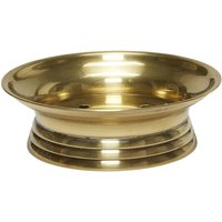 Seifenschale aus Messing mit goldener Oberfläche von Signature