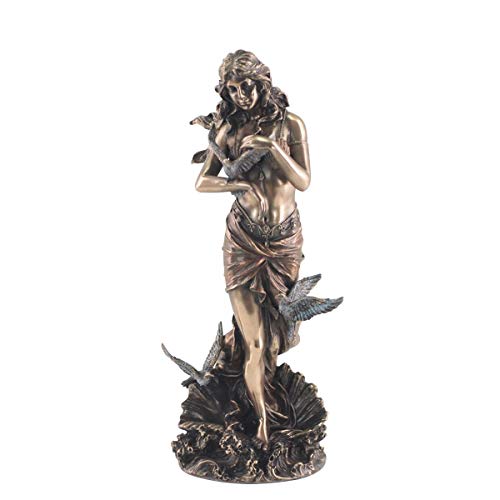 Figur Aphrodite mit Tauben, 30 cm von Signes Grimalt