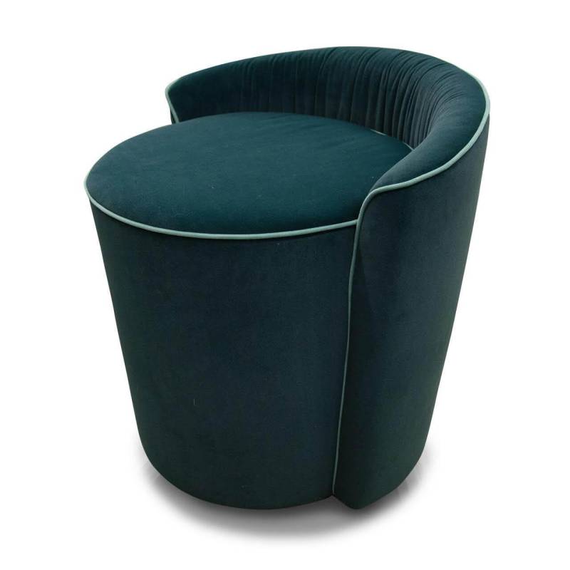 Hocker Cruise Stoff Barcelona Petrol von Signet