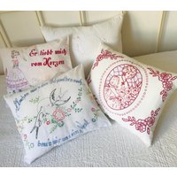 Bestickte Kissenbezüge/Vintage Kissenbezug/ Kissenbezug von SignoraMargherita