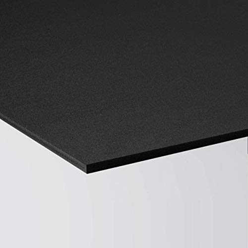 Platte Forex 50 x 50 cm PVC schwarz sehr hohe Qualität 3 mm dick von Signorbit