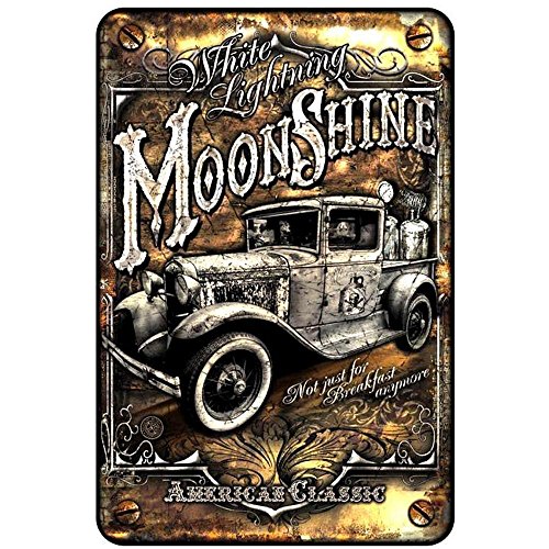 Schilder 4 Fun s4s2116 Moonshine Truck Kleiner Parken Schild von Signs 4 Fun