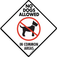 Keine Hunde Im Gemeinschaftsbereich Erlaubt Schild - Rostfreies Aluminiumschild Oder Vinylaufkleber Wetterfest Und Uv-Geschützt 12 X 15 Keine Hunde Im Gemeinschaftsbereich Erlaubt Schild - Rostfreies Aluminiumschild Oder Vinylaufkleber Wetterfest Und Uv-Geschützt 12 X 15 von SignsWithAnAttitude