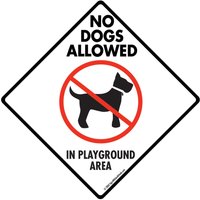 Keine Hunde Im Spielplatz Erlaubt Schild - Rostfreies Aluminiumschild Oder Vinylaufkleber Wetterfest Und Uv-Geschützt 15 X 12 Keine Hunde Im Spielplatz Erlaubt Schild - Rostfreies Aluminiumschild Oder Vinylaufkleber Wetterfest Und Uv-Geschützt 15 X 12 von SignsWithAnAttitude