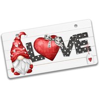 Gnome Liebe Zeichen, Valentinstag Valentine Kranz Süße Geschenk Für Paar, Küchentür 7-Val003 von SignsbyLindaNee