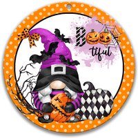 Hexen Wichtel Schild, Niedliches Halloween Boo-Tiful Gnom Schild 10cm 20cm 12cm Dekor, Liebhaber, Herbst Dekorationen, Wohnung Dekor 7-Hal010 von SignsbyLindaNee