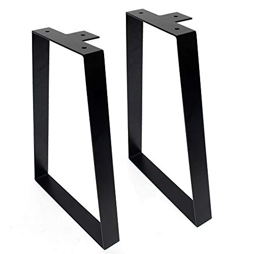 Signstek Tischbeine Moebelfuesse Metall Haarnadel Trapeze Tischbeine 40cm/16'' Höhe für Couchtische, 2 STK. Moderne Schreibtische, Nachtständer oder Stühle von Signstek
