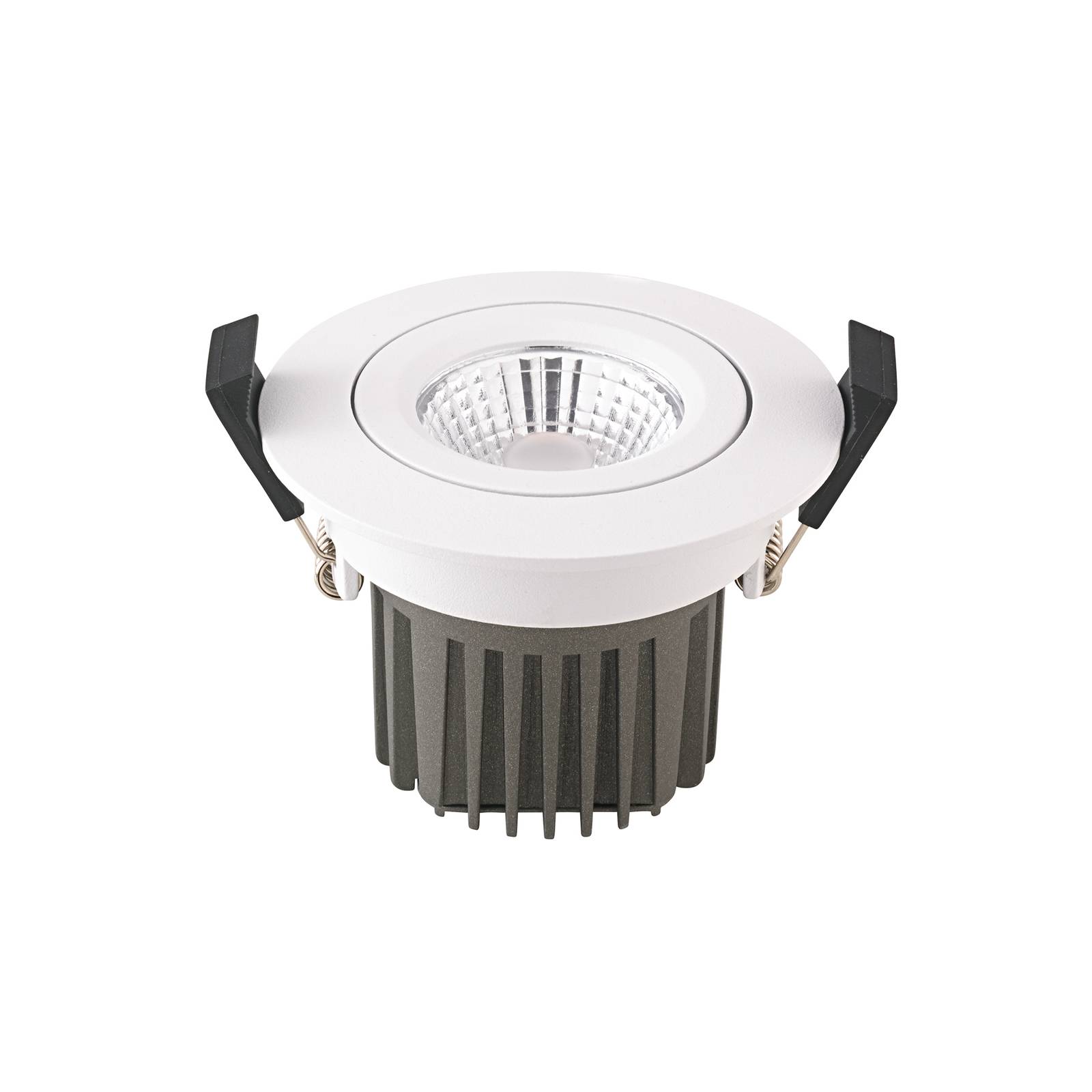 LED-Deckeneinbauspot Diled, Ø 8,5cm, 10 W, Dim-To-Warm, weiß von Sigor