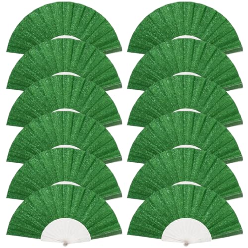 SiissaPeksid Handventilator, faltbarer Handventilator, Glitzer-Ventilator mit glänzender, transparenter Fächerrippe, ideal für Hochzeit, Kirche, Festival, Tanz, Teeparty, Club und EDM-Zubehör SiissaPeksid Handventilator, faltbarer Handventilator, Glitzer-Ventilator mit glänzender, transparenter Fächerrippe, ideal für Hochzeit, Kirche, Festival, Tanz, Teeparty, Club und EDM-Zubehör von SiissaPeksid