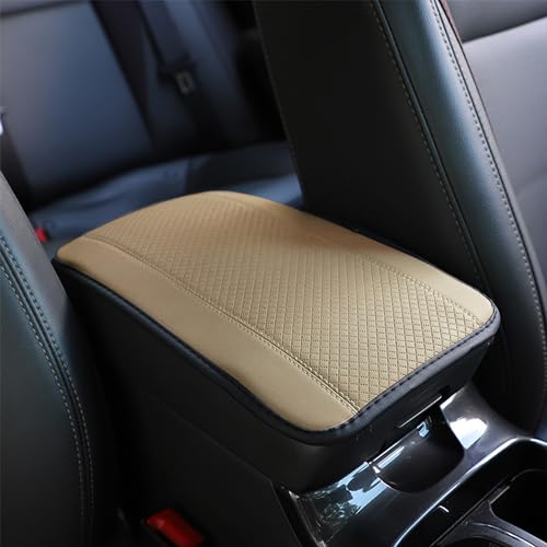 Auto Mittelkonsolenpolster für BMW X3 E83 F25 F97 G01 20i 20d 30i 30d 30e M40i M40d X3M iX3, Mittelarmlehne Abdeckung Auto Armlehnen Mittelkonsole Schutz, Scratch Protection, Beige Auto Mittelkonsolenpolster für BMW X3 E83 F25 F97 G01 20i 20d 30i 30d 30e M40i M40d X3M iX3, Mittelarmlehne Abdeckung Auto Armlehnen Mittelkonsole Schutz, Scratch Protection, Beige von SikRea