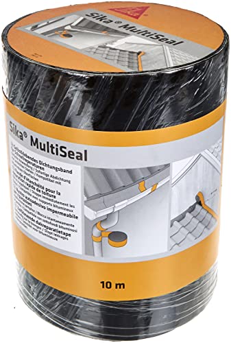 Sika 3734 MultiSeal Abdichtungsband, selbstklebend, Kaltkleber, 200 mm x 10 m, Farbe: Grau Sika 3734 MultiSeal Abdichtungsband, selbstklebend, Kaltkleber, 200 mm x 10 m, Farbe: Grau von Sika