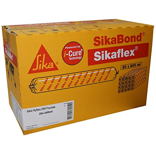 20x Sika Hyflex 250 Facade 600ml anthrazitgrau von Sika