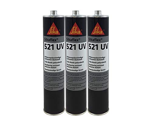 3 x Sikaflex 521 UV schwarz 300ml Polyurethan Hybrid Dichtstoff 3 x Sikaflex 521 UV schwarz 300ml Polyurethan Hybrid Dichtstoff von maman