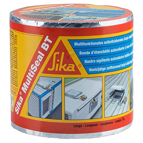 Sika – Dichtband – Sika MultiSeal BT Aluminium – ideal für Abdichtungen und Schnellreparaturen – selbstklebend – 3 m x 100 mm von Sika