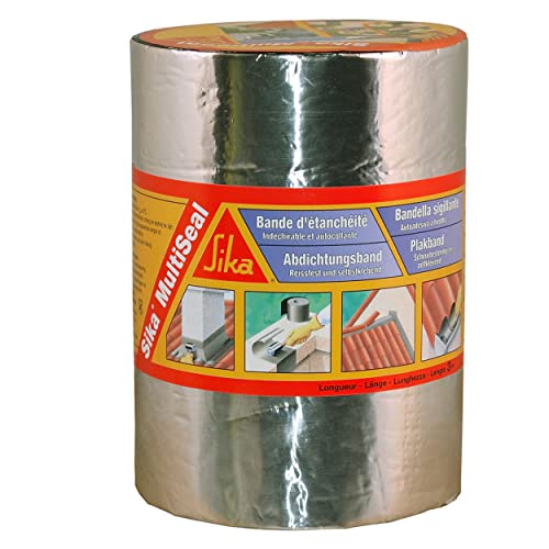 Sika 115115 MultiSeal Dichtungsband, Aluminium, 150 mm x 3 m von Sika