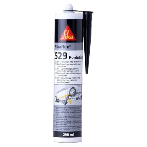 SIKA – Dichtstoff – Sikaflex 529 Evolution Schwarz – ideal für Karosserieabdichtungen – lösemittelfrei – 290 ml von Sika