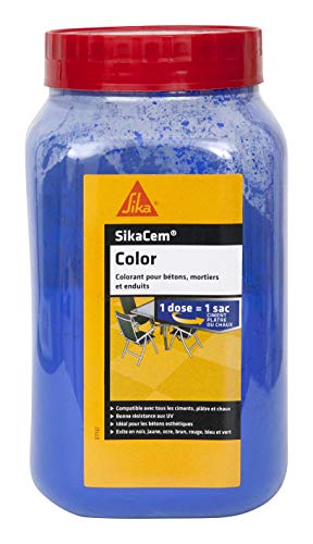 Sikacim Color – Farbstoffe in Pulverform für Zement, Kalk und Gips, blau, 73598 von Sika